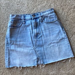 Madewell Light Wash Denim Mini